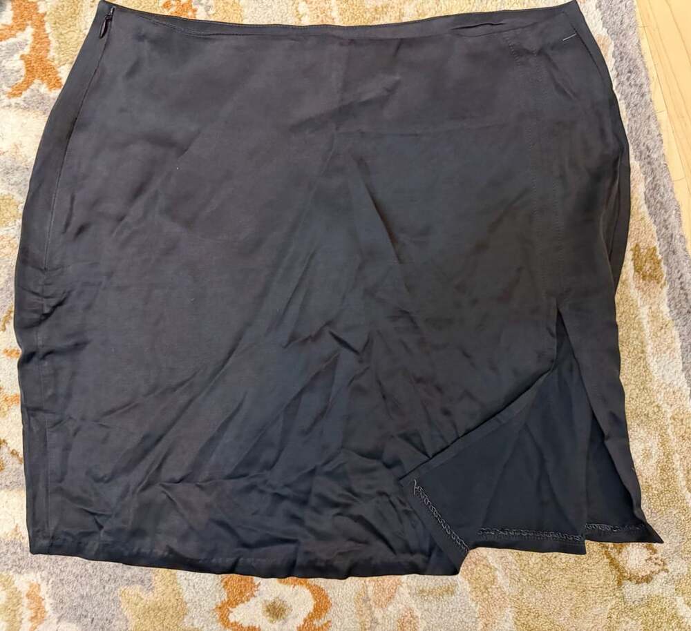 Honor The Gift Satin Skirt Size M Black